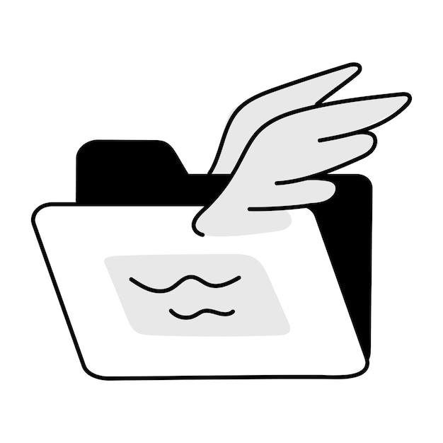 Obtener el ícono incompleto de la carpeta de envío