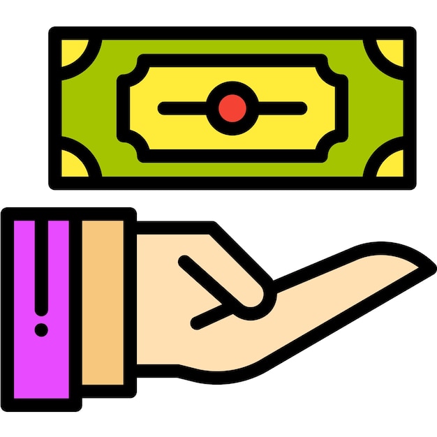 Obtener una ilustración del diseño del icono vectorial de Bill