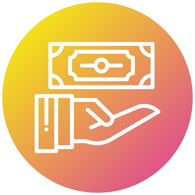 Obtener una ilustración del diseño del icono vectorial de Bill