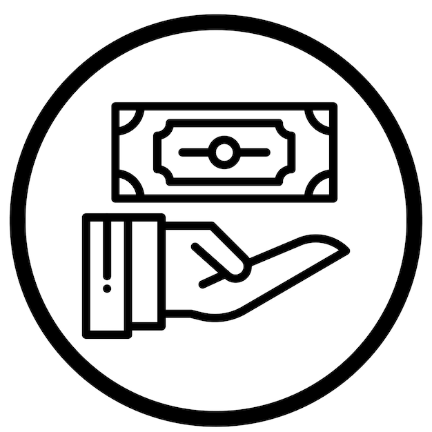 Obtener una ilustración del diseño del icono vectorial de Bill