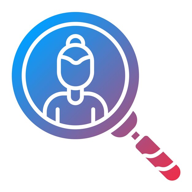Obtener una imagen vectorial de icono descubierta Se puede utilizar para la agencia de modelado