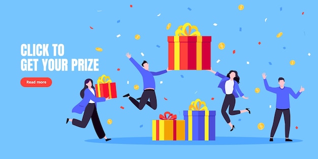 Obtener incentivos en línea regalo beneficio recompensa y regalos ganar puntos de programa de lealtad