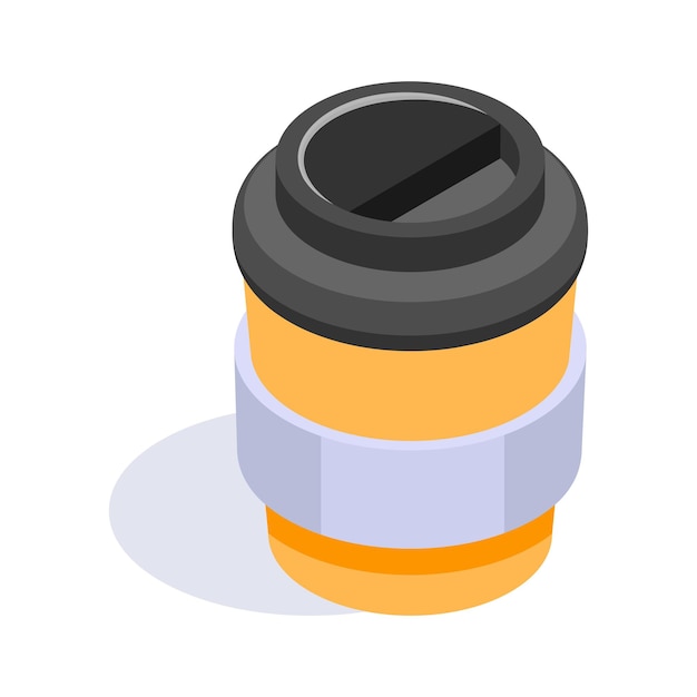 Obtener sus manos en este icono de café para llevar creativamente elaborado una taza portátil de café