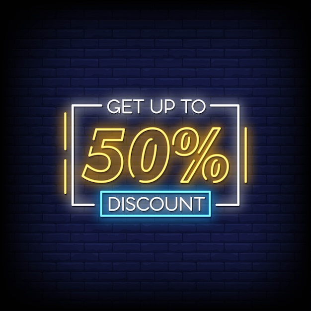 Obtenga hasta 50% de descuento en letreros de neón