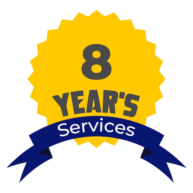 Ocho años de servicio