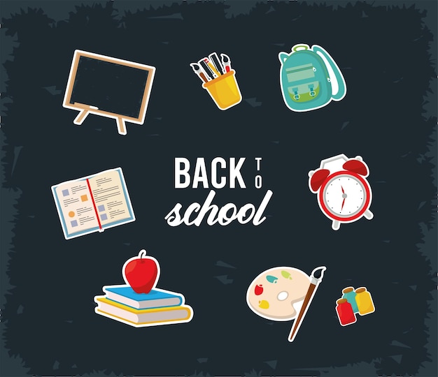 Ocho útiles de regreso a la escuela