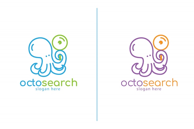 Octosearch logo template