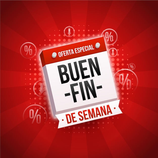 Oferta de descuento de venta de fin de semana