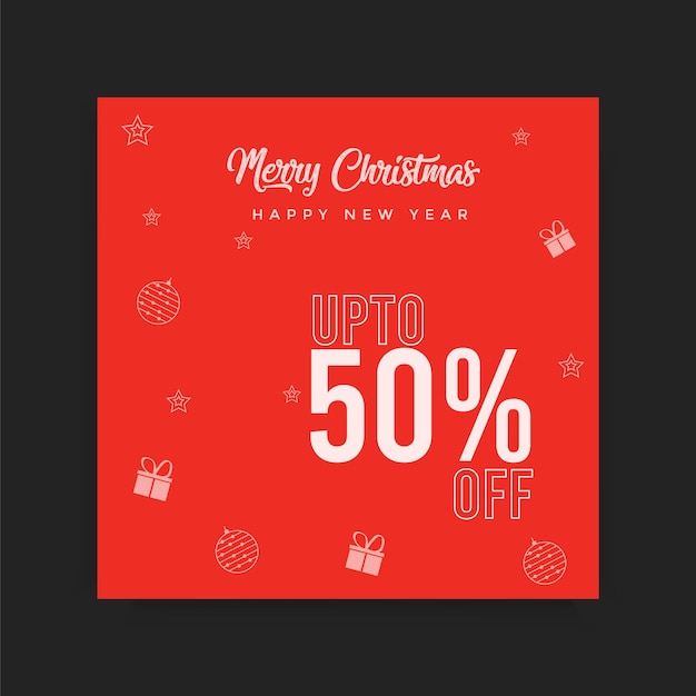 Oferta especial de Navidad Feliz Navidad y Próspero Año Nuevo