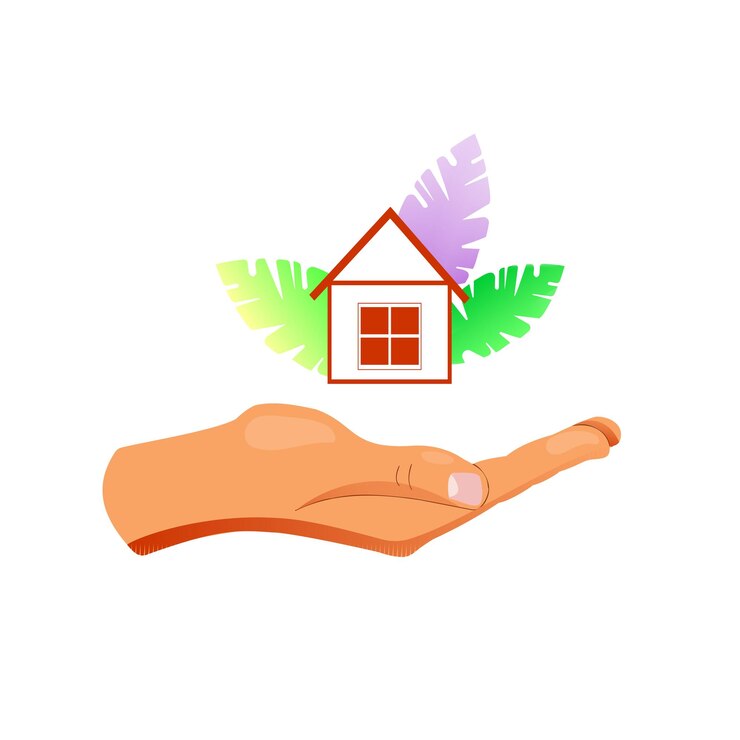 Vector oferta inmobiliaria 2d vector ilustración aislada.