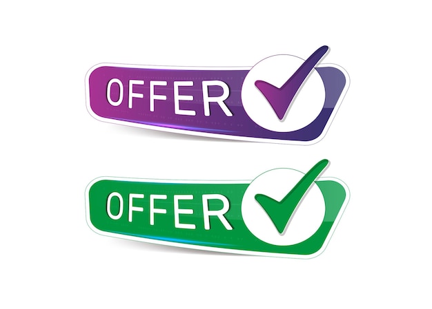 Oferta Vector Archivo EPS