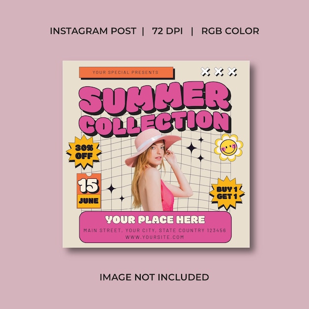 Oferta de verano Redes sociales