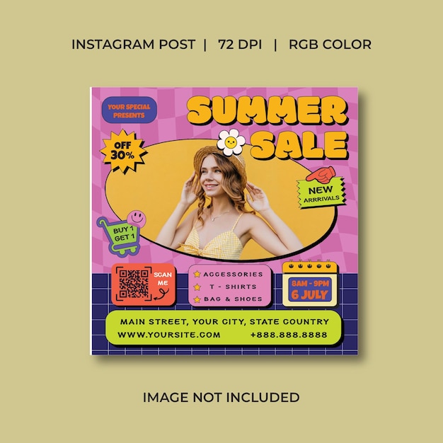 Oferta de verano Redes sociales