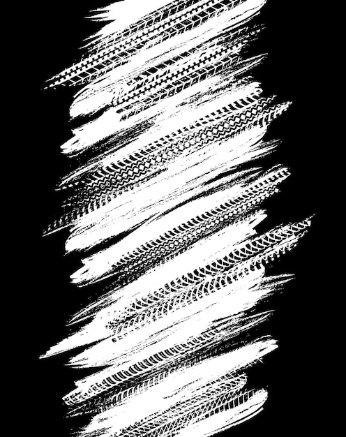 Offroad grunge neumático imprime vector patrón blanco