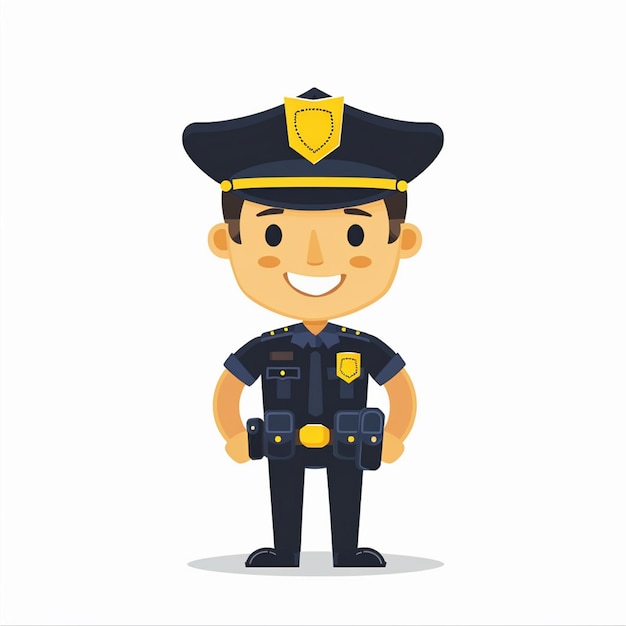 Oficial de policía policía policía ley uniforme de seguridad patrulla de cumplimiento