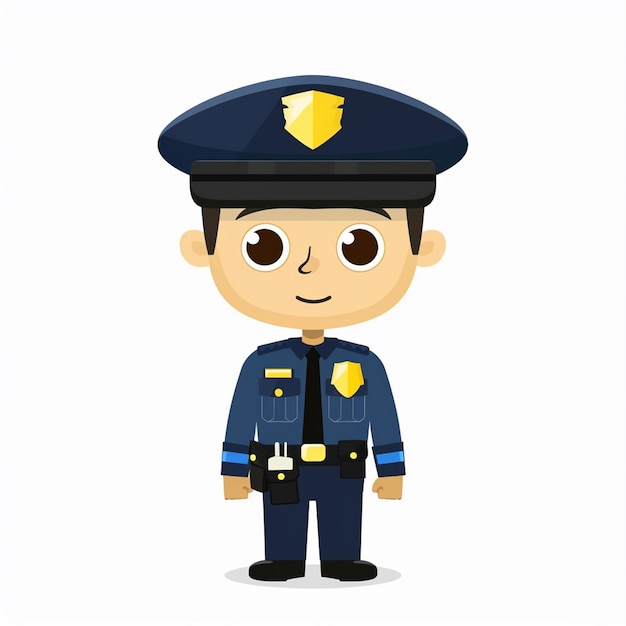 Oficial de policía policía policía ley uniforme de seguridad patrulla de cumplimiento