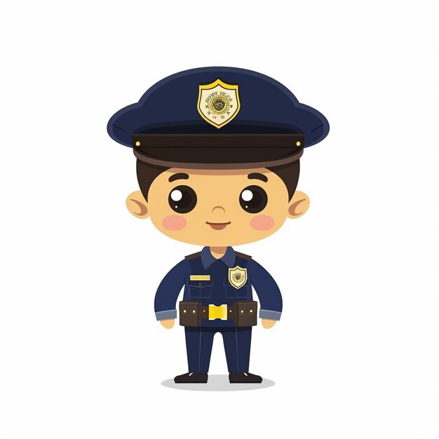 Oficial de policía policía policía ley uniforme de seguridad patrulla de cumplimiento