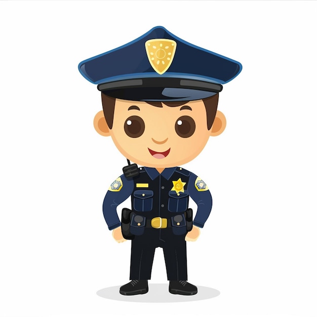 Oficial de policía policía policía ley uniforme de seguridad patrulla de cumplimiento