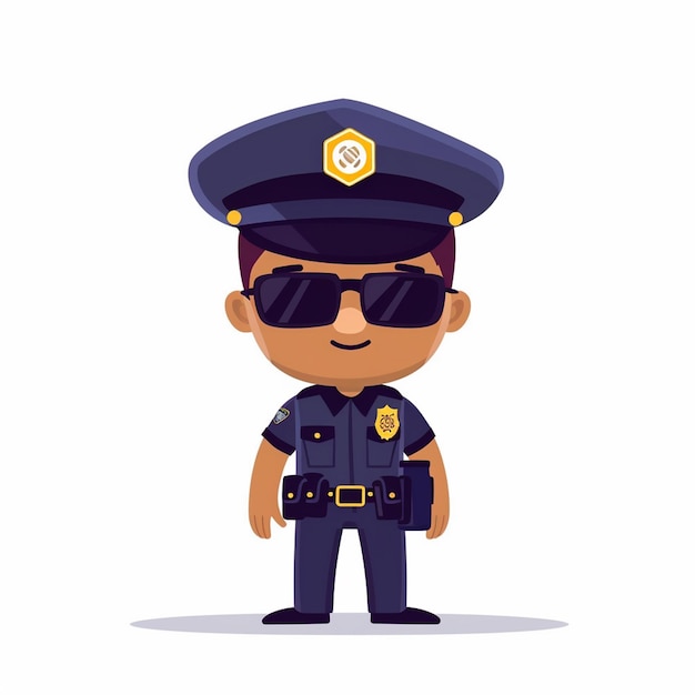 Oficial de policía policía policía ley uniforme de seguridad patrulla de cumplimiento