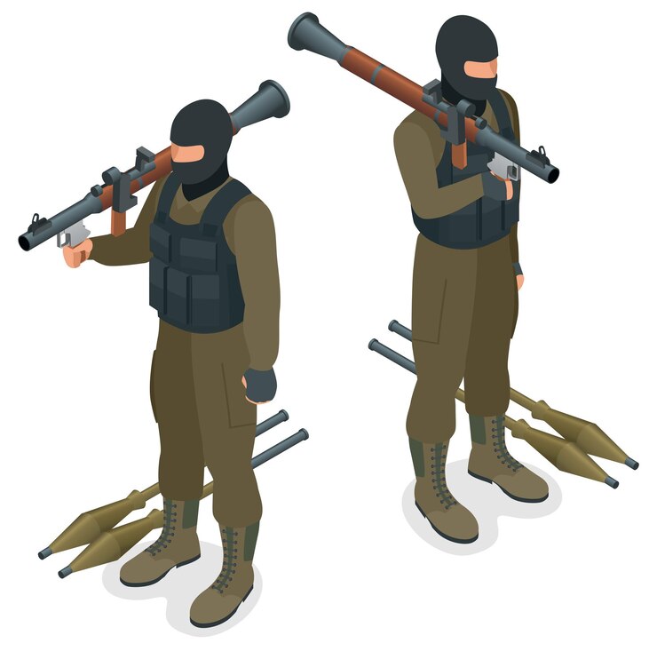 Vector oficiales de policía de operaciones especiales swat en uniforme negro soldado oficial francotirador unidad de operaciones especiales