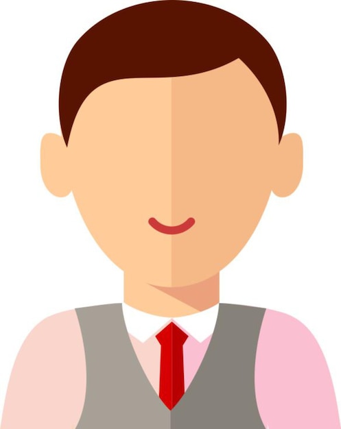 oficina de negocios gerente afroamericano empresario avatar icono cabeza retrato ocupación