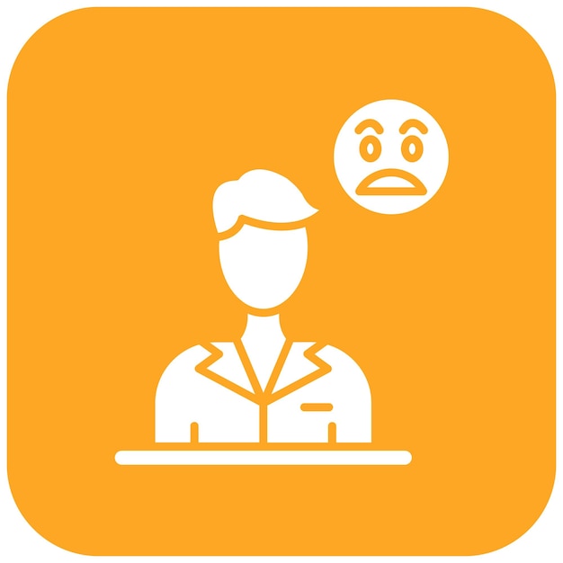 Oh no hay imagen vectorial de icono puede ser utilizado para la inteligencia emocional