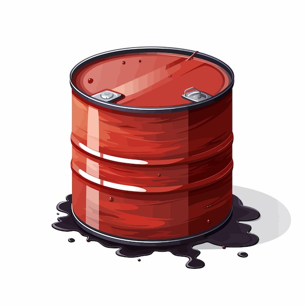 Vector oil_barell_vector_illustrado