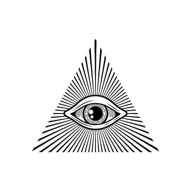 Ojo de la providencia teoría de la conspiración talismán mágico