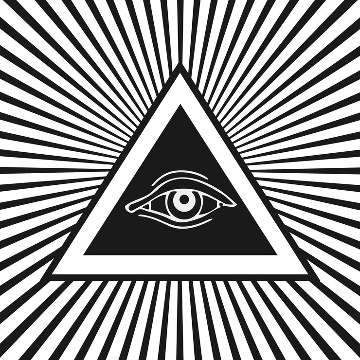 Vector ojo de la providencia