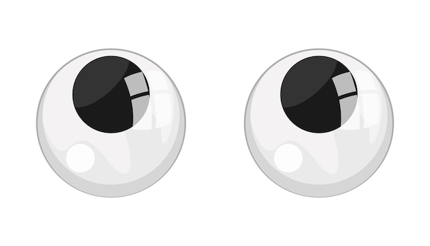 Ojos culpables de plástico de juguete