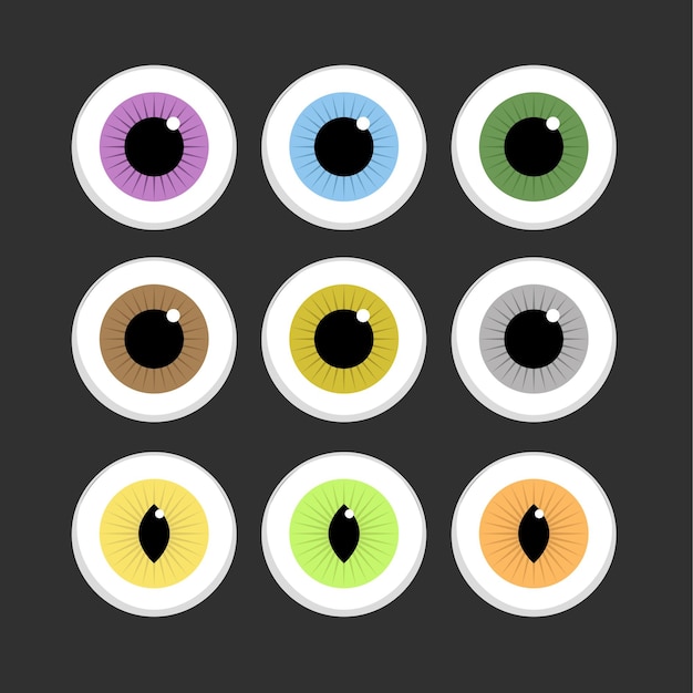 Los ojos fijos.