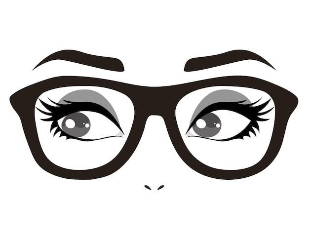 ojos con gafas
