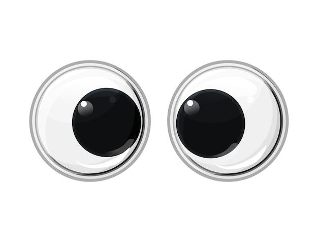 Ojos de juguete de plástico oblicuos Juguetes divertidos y seguros