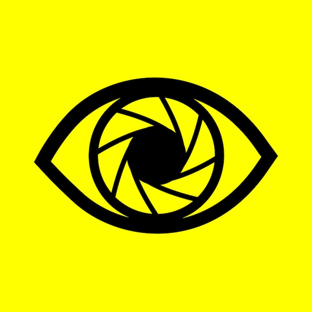 Ojos sobre un fondo amarillo