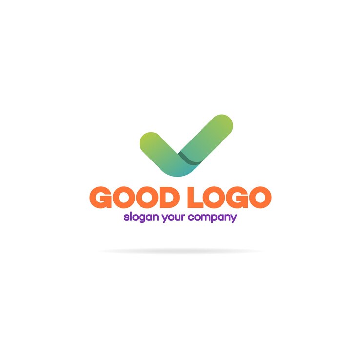 Vector ok plantilla de logotipo color verde moderno aislado en fondo blanco para la identidad corporativa utilizada su empresa de negocios. sí logotipo. ilustración vectorial