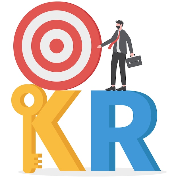 OKR para resultados objetivos y clave Metodología de establecimiento de objetivos utilizada por equipos e individuos para establecer objetivos