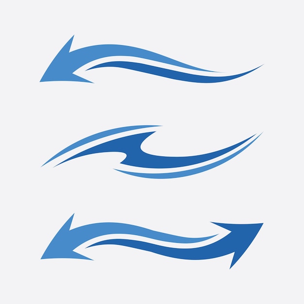ola y agua logotipo de forma redonda aislada color azul superficie del mar océano río