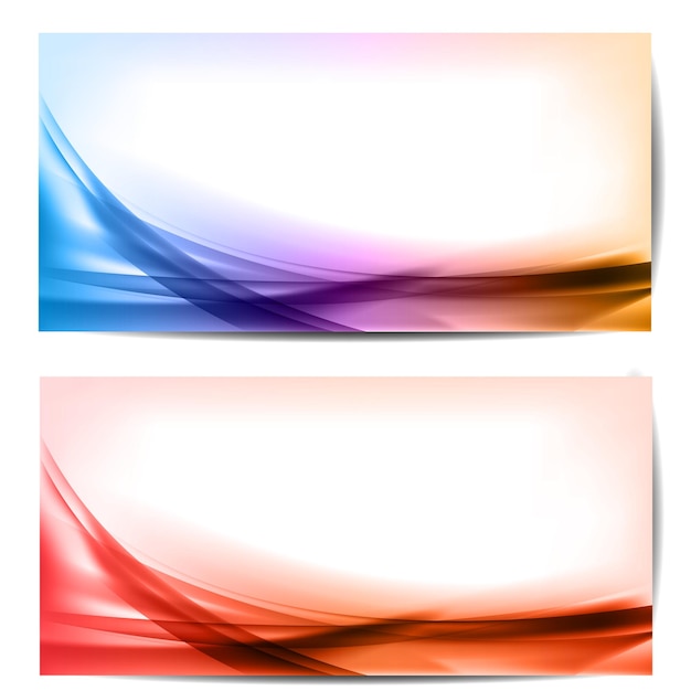 Ola de color abstracto sobre fondo