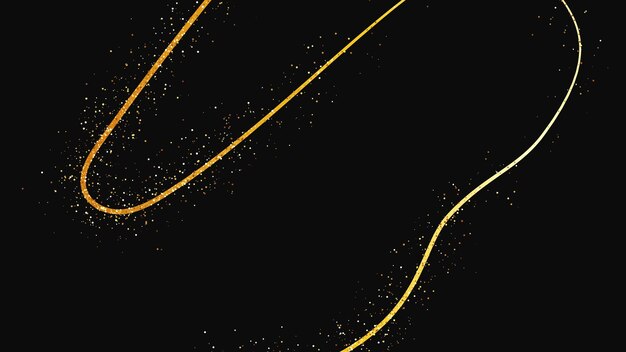 Una ola de confeti dorado y reluciente y polvo de estrellas.