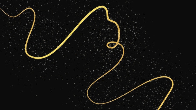 Una ola de confeti dorado y reluciente y polvo de estrellas.