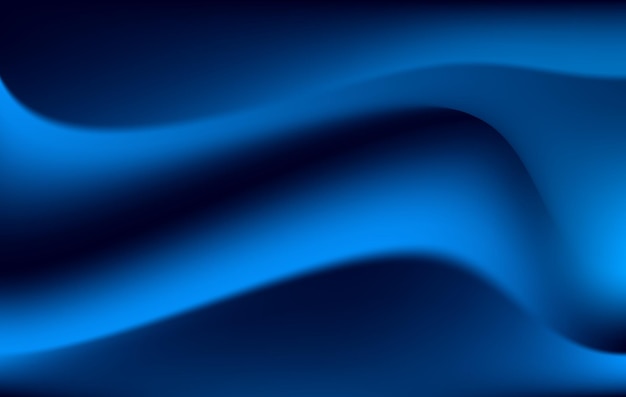Ola de flujo de gradiente azul abstracto