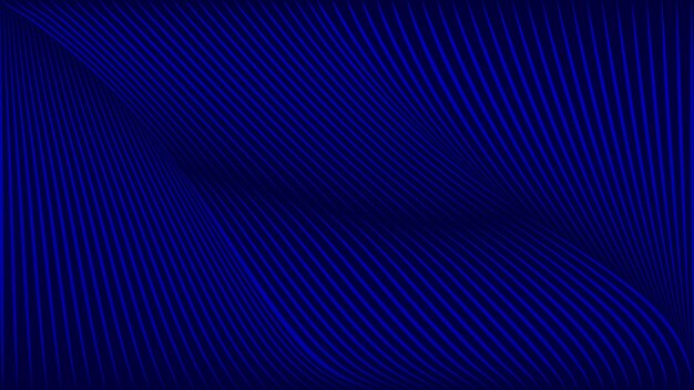 Olas azules sobre un fondo negro
