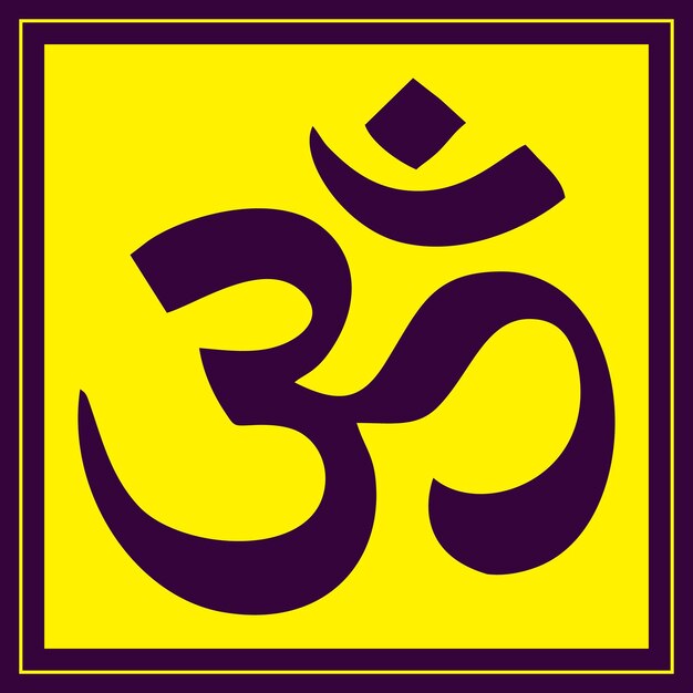Om símbolo de la religión hindú