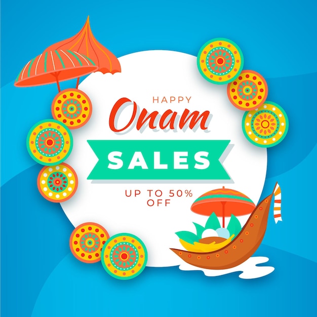 Vector onam sales