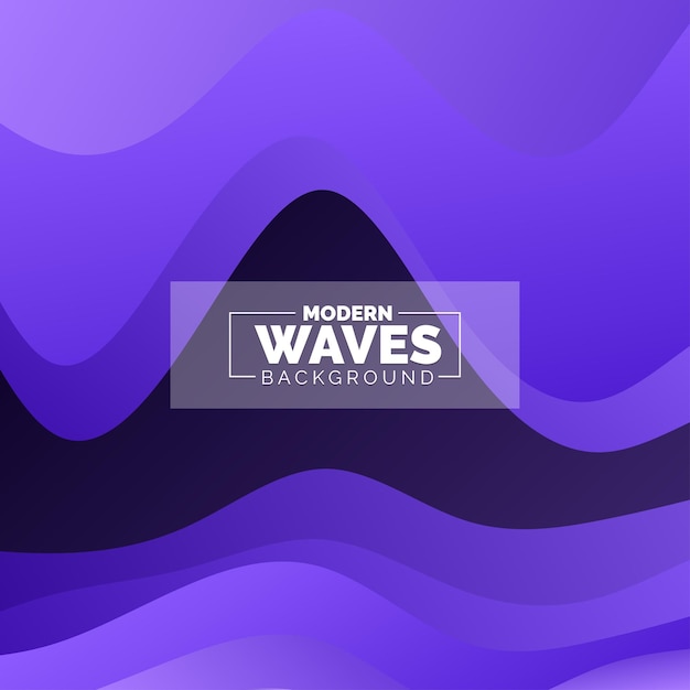 Onda de agua vector de fondo abstracto estilo de diseño plano ilustración vectorial