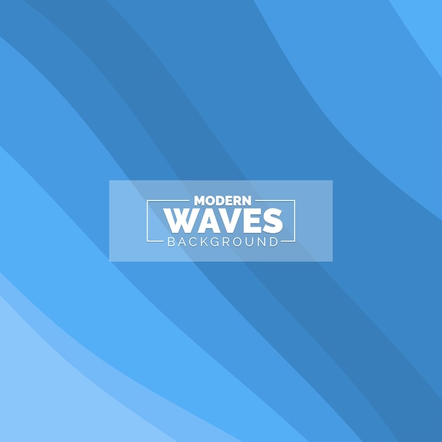 Onda de agua vector de fondo abstracto estilo de diseño plano ilustración vectorial