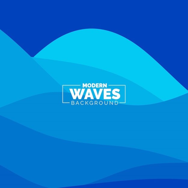Onda de agua vector de fondo abstracto estilo de diseño plano ilustración vectorial