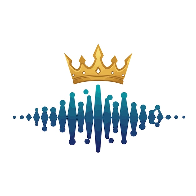 La onda de audio real