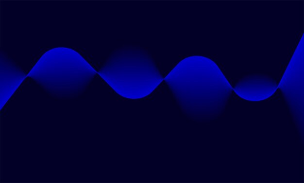 una onda azul con una línea de puntos en el medio