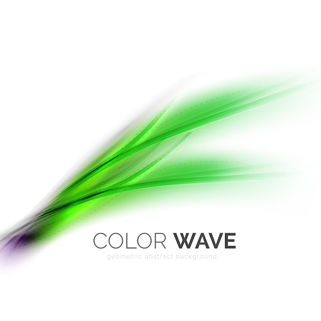 Onda de color brillante